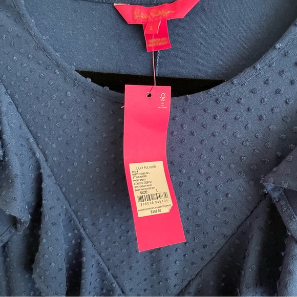 NWT Lilly Pulitzer Pheby Ruffle Swiss Dot Dress - Picture 6 of 8